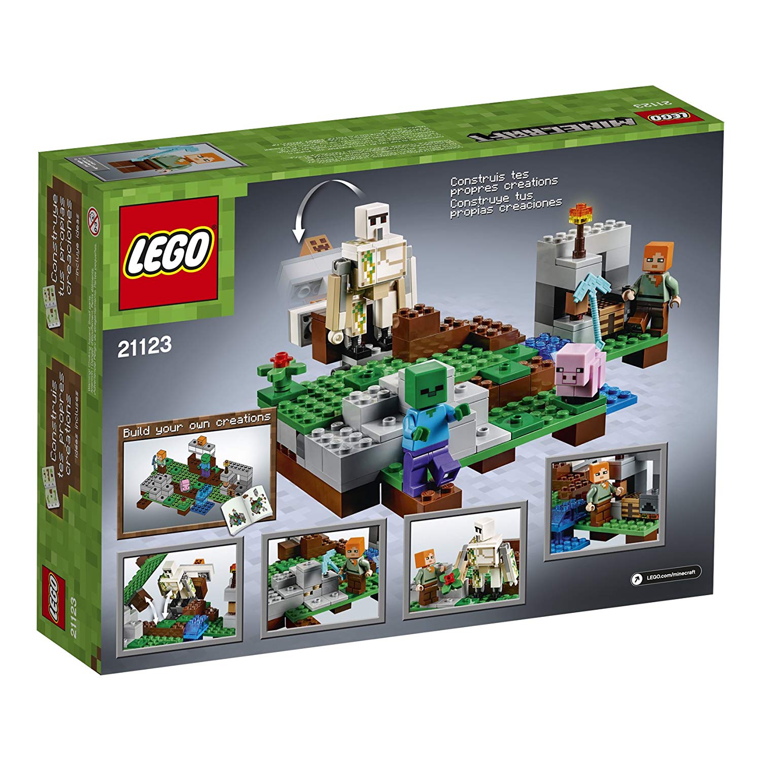 Lego Minecraft 21123 – Hộ Vệ Sắt Golem