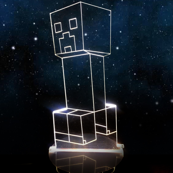 Đèn phản chiếu 3D Minecraft là sản phẩm tuyệt vời cho các fan hâm mộ của game Minecraft. Với đèn này, những khối vuông độc đáo từ game sẽ được phản chiếu lên không gian thực một cách sống động và ấn tượng. Nếu bạn là một fan Minecraft, đừng bỏ lỡ cơ hội chiêm ngưỡng đèn phản chiếu 3D Minecraft này.