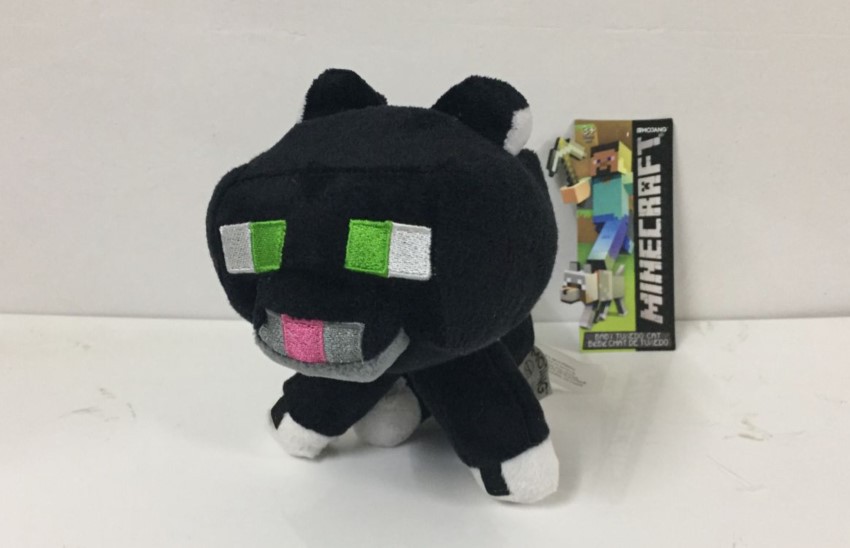 Nhồi bông mèo đen minecraft