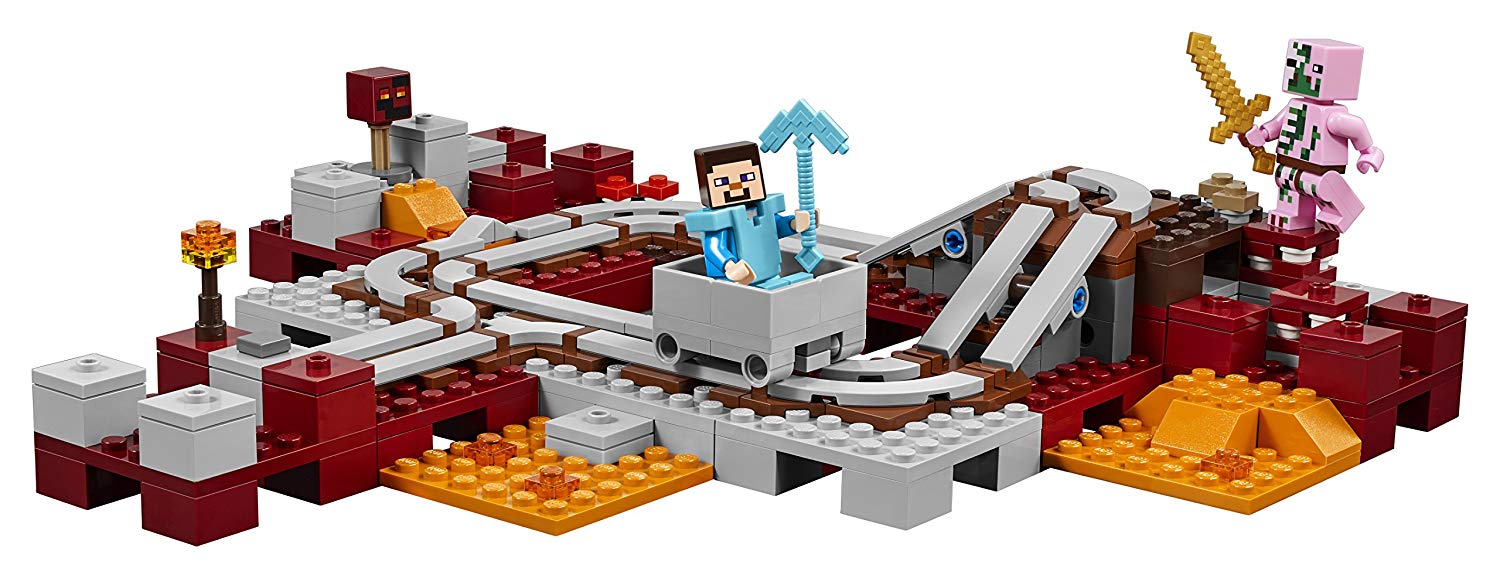 Lego Minecraft 21130 Đường Ray Dưới Lòng Đất