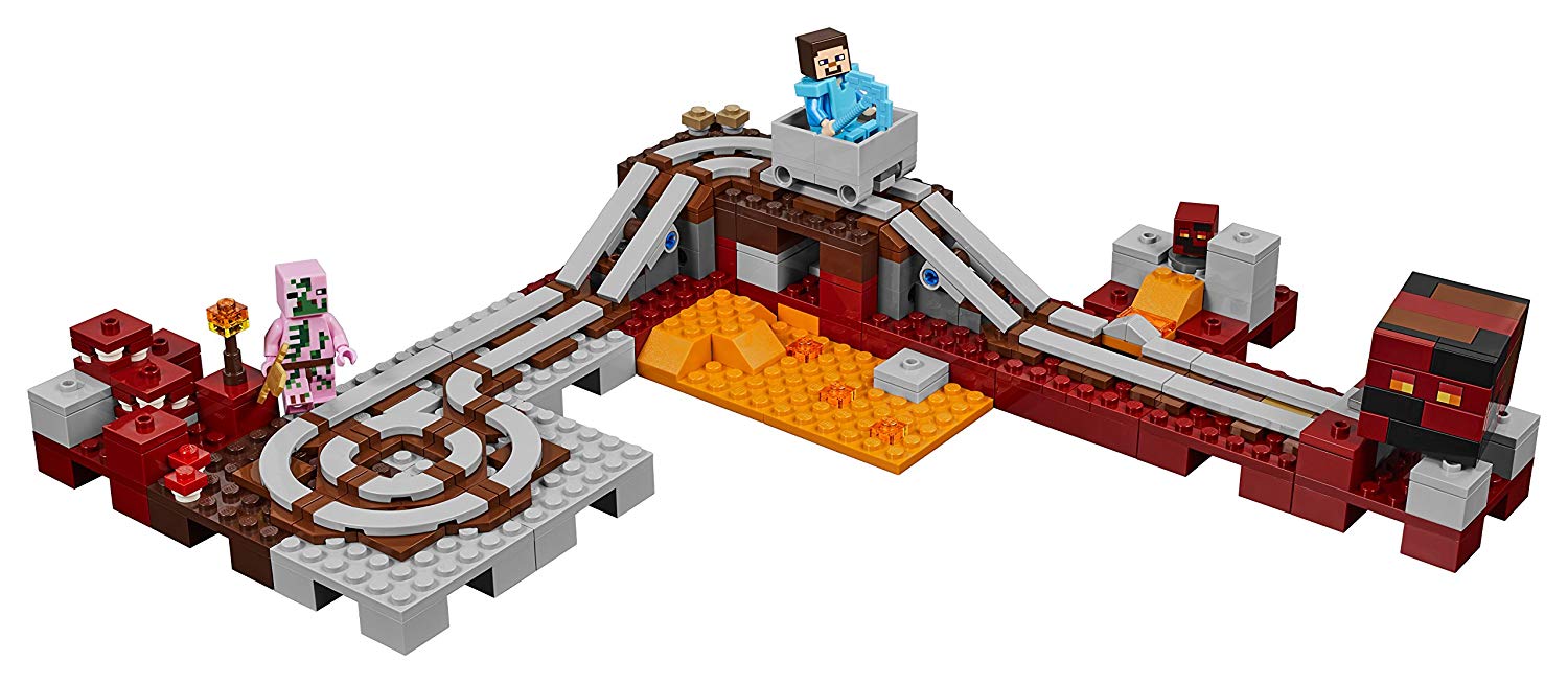Lego Minecraft 21130 Đường Ray Dưới Lòng Đất