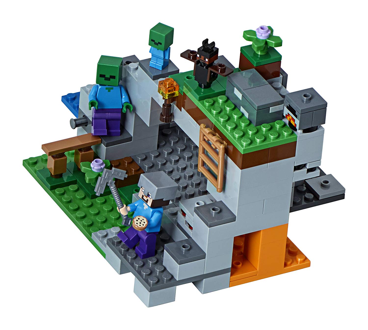 LEGO Minecraft 21141 The Zombie Cave – Hang động Zombie