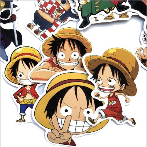 Bộ 60 Hình dán ( Sticker)nhân vật One Piece