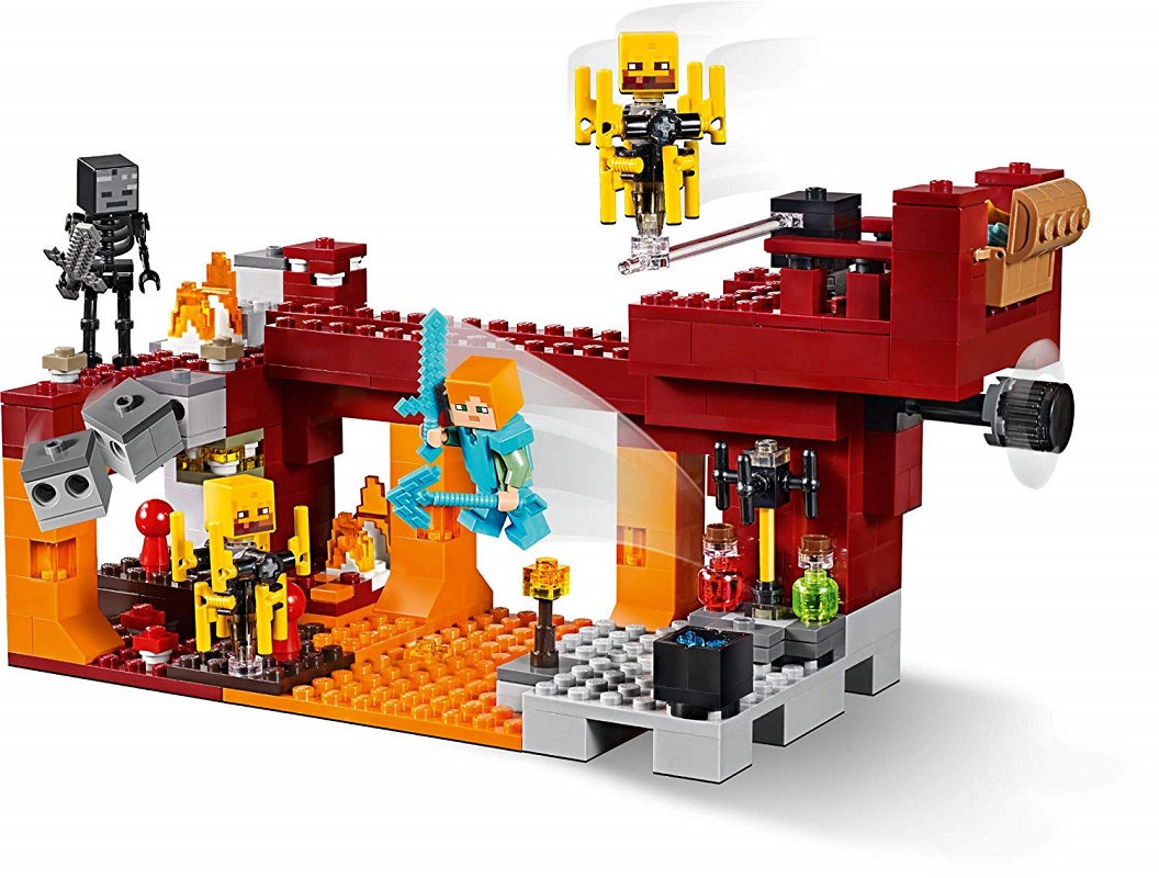 LEGO Minecraft The Blaze Bridge 21154 – Bộ công cụ xây dựng cầu
