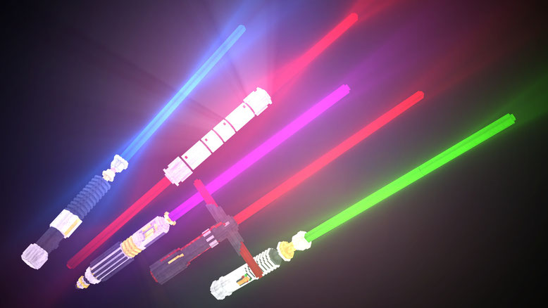 Glowing-3D-Lightsabers-Resource-Pack