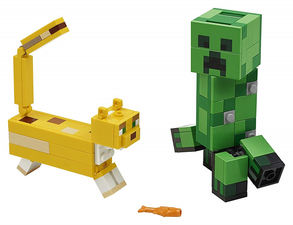 Đồ chơi LEGO Minecraft 21156 Creeper and Ocelot – Bigfig series 2
