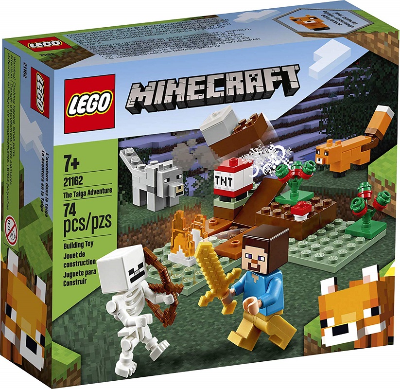 LEGO Minecraft 21162 – Cuộc phiêu lưu của Steve và Skeleton