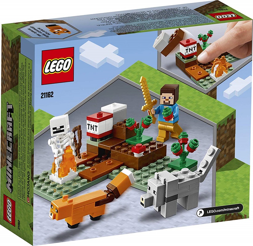 LEGO Minecraft 21162 – Cuộc phiêu lưu của Steve và Skeleton