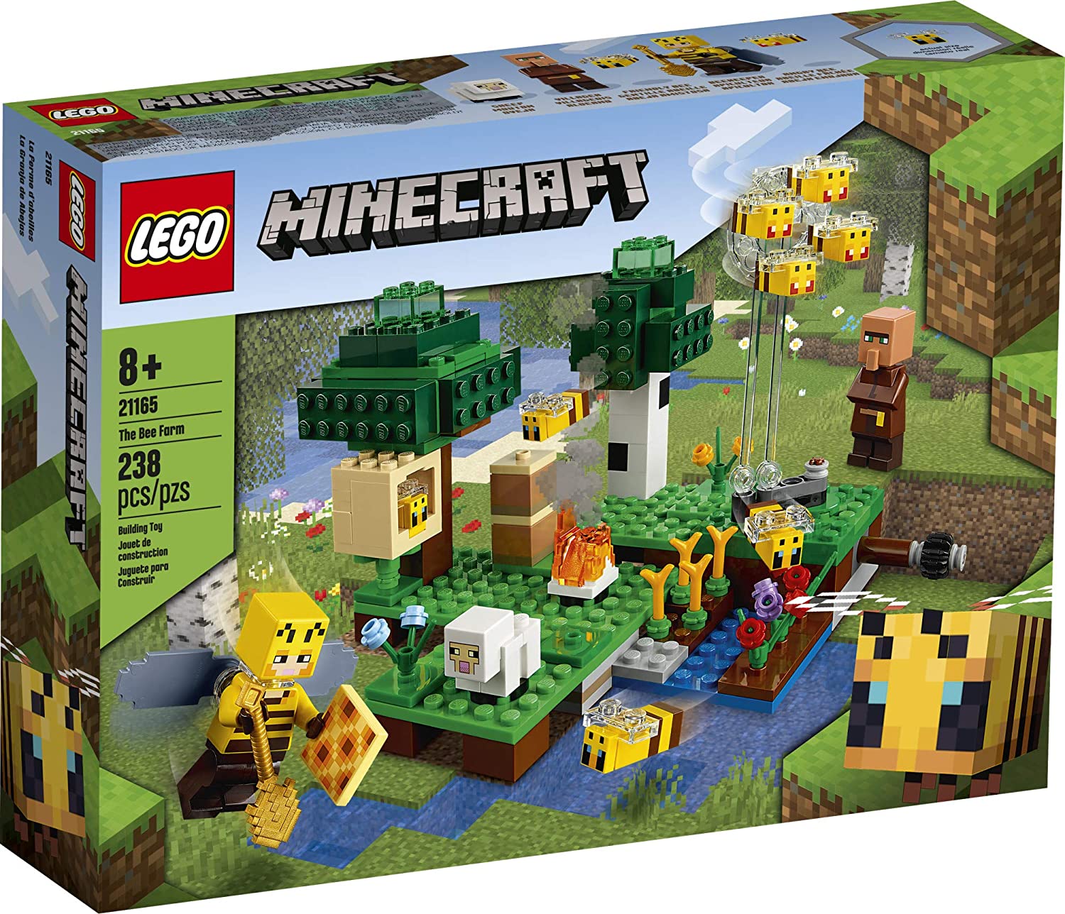 LEGO Minecraft The Bee Farm 21165 – Trang trại ong