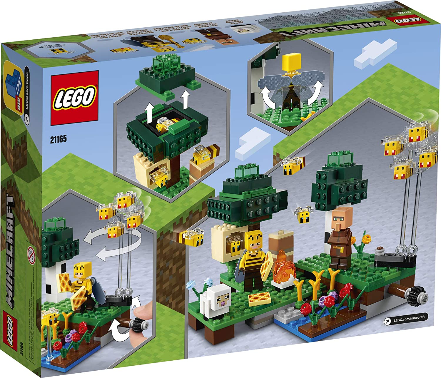 LEGO Minecraft The Bee Farm 21165 – Trang trại ong